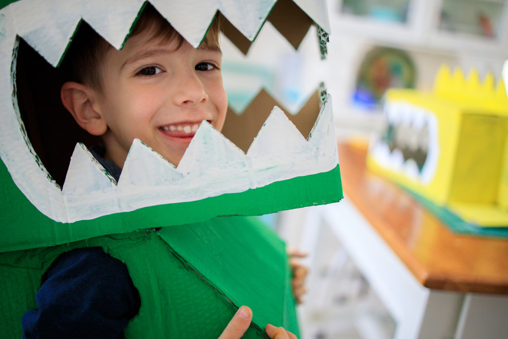 kid having fun while visiting pediatric dental clinic